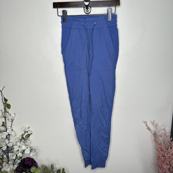 LULULEMON Beyond the Studio Jogger Water Drop Blue Sz 0 {MM44} - Picture 4 of 7